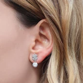 Yonca Gümüş Küpe thumbnail 2