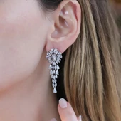 Damla Tasarım Gümüş Küpe thumbnail 4