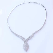Cuture Model Zirkon Taşlı Gümüş Gerdanlık thumbnail 3