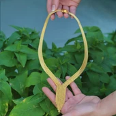 Dorika 925 Ayar Gümüş Gold Kaplama Trabzon Gerdanlık thumbnail 5