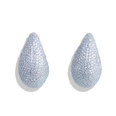 Bottega Damla Taşlı Gümüş Küpe thumbnail 3