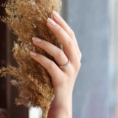 Tek Sıra Yarımtur Sky Diamond Yüzük thumbnail 1