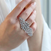 Zirkon Taşlı Tasarım Yüzük thumbnail 1