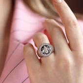 Zirkon Taşlı Arı Gümüş Yüzük thumbnail 1