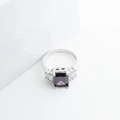 Ametist Taşlı Gümüş Yüzük thumbnail 4