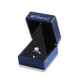 Emerald Kesim 925 Ayar Sky Diamond Gümüş Yüzük - 4