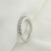 Tek Sıra Yarımtur Sky Diamond Yüzük thumbnail 5
