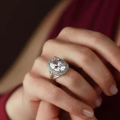 Zirkon Taşlı Model Gümüş Yüzük thumbnail 1