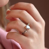 Zirkon Taşlı Otantik Gümüş Yüzük thumbnail 2