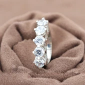 Swarovskı Y Montür 925 Ayar Gümüş Beştaş thumbnail 3