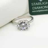 2.50ct Özel Elagance Montür Starlıght Diamond Tektaş thumbnail 4