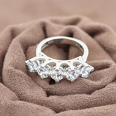 Swarovskı Y Montür 925 Ayar Gümüş Beştaş thumbnail 2