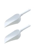Plastik 2li Bakkal Erzak Deterjan Bakliyat Şeker Küreği 23cm Küçük Boy - 1