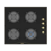 Simfer 8 Fonksiyon Retro Siyah Multi Turbo 3'lü Ankastre Set (7349 Fırın + 3325 Ocak + 9612 Davlumbaz) thumbnail 4