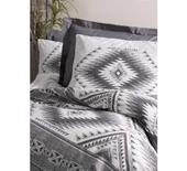 Cotton Box Ethnic Delos Complete Set Tek Kişilik Nevresim Takımı Antrasit - 2