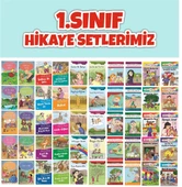 1.Sınıf Kitaplık ve Kütüphane İçin 50 li Hikaye Seti (16 sayfa) - 1