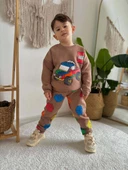 ERKEK ÇOCUK LEGO MODELLİ 3 İPLİK KALIN KIŞLIK EŞOFMAN TAKIMI - 3