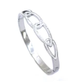 BZ 316l Çelik Zirkon Taşlı Şık Kadın Spor Kelepçe BLZ-453 - 1