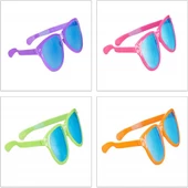 Büyük Parti Gözlüğü Rengarenk 12 Adet - 2