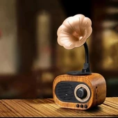 Classic Retro Style Bluettooth Hoparlör - 3