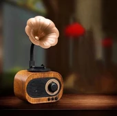 Classic Retro Style Bluettooth Hoparlör - 2