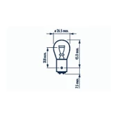 Narva CJ 17881 12V 21/4W 1016 Y.T. Ampul - 2