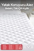 Kapitone Fitted Yatak Koruyucu Alez Tek Ve Çift Kişilik Kapitoneli Microfiber Yatak Alezi - 1