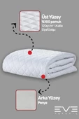 Kapitone Fitted Yatak Koruyucu Alez Tek Ve Çift Kişilik Kapitoneli Microfiber Yatak Alezi - 2