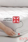 Kapitone Fitted Yatak Koruyucu Alez Tek Ve Çift Kişilik Kapitoneli Microfiber Yatak Alezi - 3