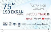 Onvo OV75F500 4K Ultra HD 75" 190 Ekran Uydu Alıcılı webOS Smart LED TV - 1
