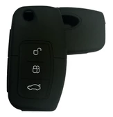 Ford Focus 2 Fiesta Mondeo Uyumlu Silikon Anahtar Kılıfı Kumanda Kılıfı Oto Anahtarlık thumbnail 1
