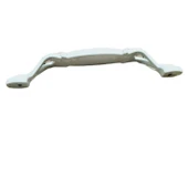 Miray 96 mm Metal beyaz Kasa Beyaz SARI GÜL Desenli  / 5 ADET - 3