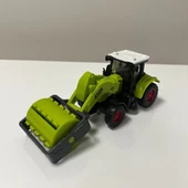 Traktör Yeşil Renk Titreşimli Yol Silindiri 1:55 Ölçekli - Mavi Su Dünyası thumbnail 1