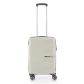 MÇS 3lü Set Kırılmaz Silikon Seyahat Valizi Bavulu V374 Kemik/Gri thumbnail 6