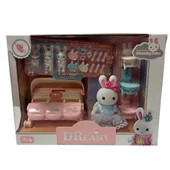 Mini Tavşan 3 lü Bebek Odası Takımı Oyun Seti - Mavi Su Dünyası thumbnail 2