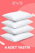 4 Adet Micro Silikon Elyaf Nonwoven Yıkanabilir Antialerjik Ev Ve Hotel Yastık 50x70cm 700 gr - 1