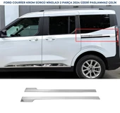 FORD TOURNEO COURIER 2024 Üzeri Sürgü Nikelajı 2 Parça Paslanmaz Çelik thumbnail 5