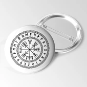 Rozet,sembol desenli rozet,3 adet metal rozet - 5