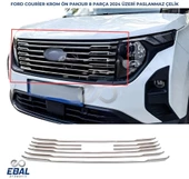Ford Tourneo Courier Krom Ön Panjur 8 Parça 2024 Üzeri Paslanmaz Çelik thumbnail 1