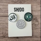 Rozet,sembol desenli rozet,3 adet metal rozet - 3