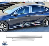 Opel Insignia Uyumlu Krom Yan Kapı Çıtası 4 Prç. 2017 Ve Üzeri Paslanmaz Çelik - 1