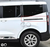 FORD TOURNEO COURIER 2024 Üzeri Sürgü Nikelajı 2 Parça Paslanmaz Çelik thumbnail 4