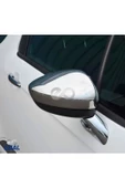 Citroen C4 Krom Ayna Kapağı 2010-2015 Uyumlu Paslanmaz Çelik thumbnail 2