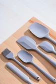 Acar 400 Handy Silikon 6 Lı Spatula Set Gri - 2