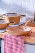 Acar 6765 Ultimate Pro 5 Parça Tencere Seti Rose Gold - 3