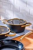 Acar 6767 Ultimate Pro 5 Parça Tencere Seti Siyah Gold - 8