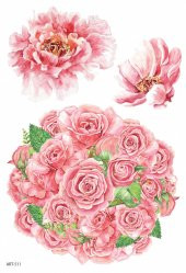 Wreath Geçici Dövme,Geçici Tattoo ,Vücut Dövme,Kol Bilek Dövme,Boyun Dövme,Sırt Dövme - 2
