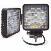 10 ADET 9 LED OFF ROAD ÇALIŞMA VE SİS LAMBASI 12 / 24 VOLT - 3