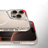 iPhone 16 Pro Max Kılıf Magsafe Şarj Özellikli T-Max Standlı Kapak - 8