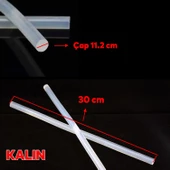 5 ADET Kalın Mum Silikon 11.2 mm Çubuk Sıcak Silikon Hobi Süs Hediyelik Eşya Maket Yapıştırma thumbnail 2